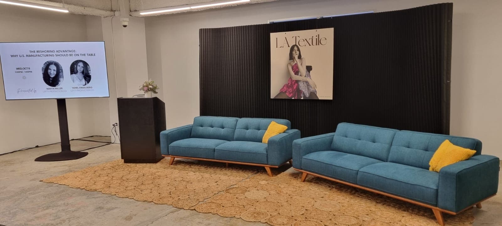 Lusso Fabrics at the LA Textile Show